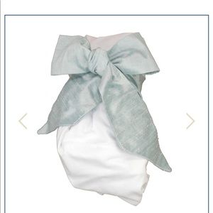 The Beaufort Bonnet Company Silk Bow Swaddle